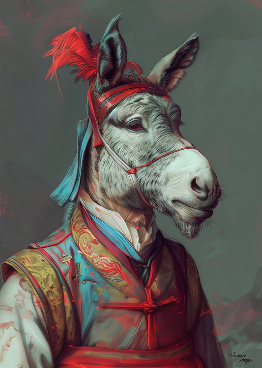 Art Print Royal Donkey
