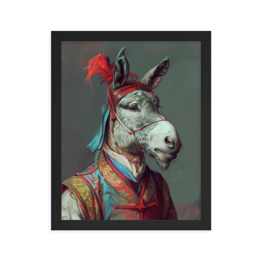 Framed poster Royal Donkey