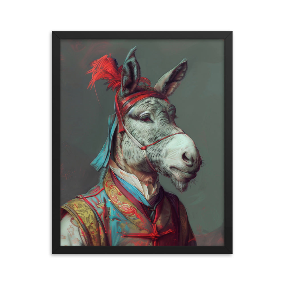 Framed poster Royal Donkey